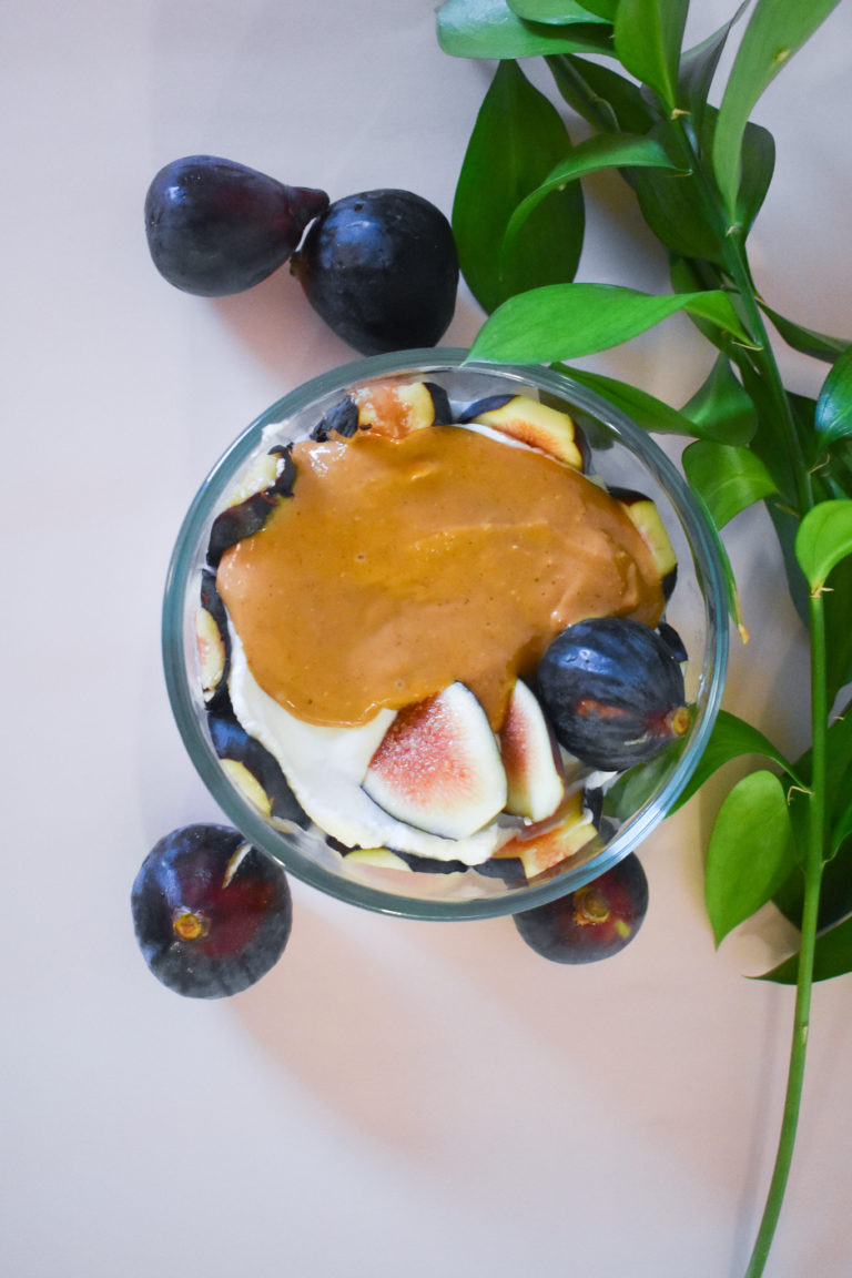 Peanut Butter and Fig Parfait