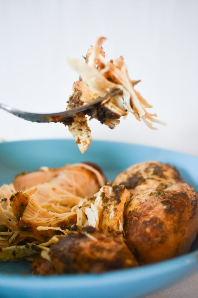 Easy Shredded Crockpot Chicken